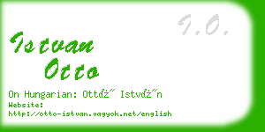 istvan otto business card